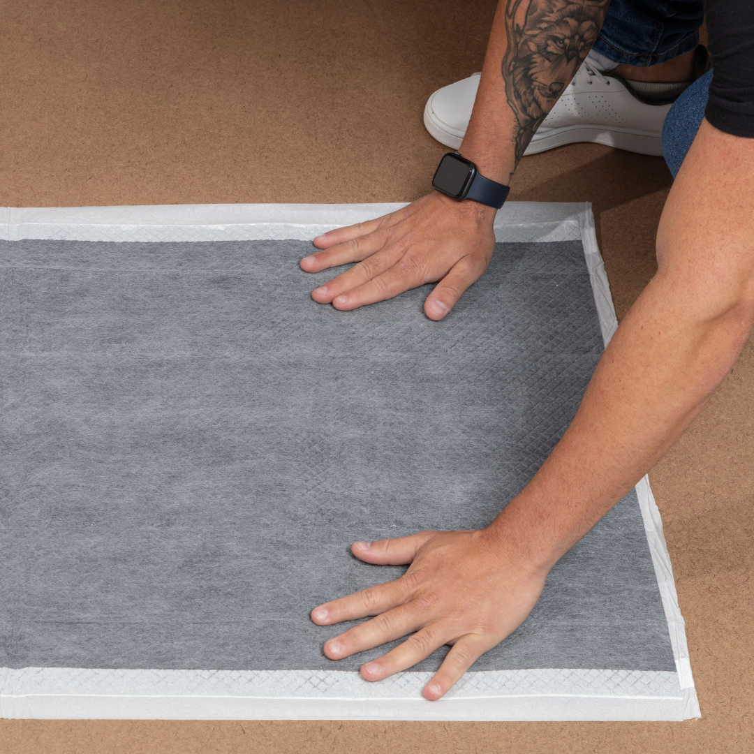 Kit 2 Tapete Higiênico 50×60 Cinza Ultra Absorvente